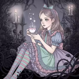 Whimsical Gothic Pastel Fantasy