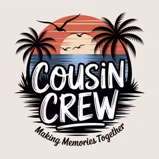 Beach Cousin Crew T-shirt Design