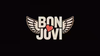 2D Bon Jovi Logo with Wings and Heart