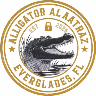 Alligator Alcatraz Logo Design