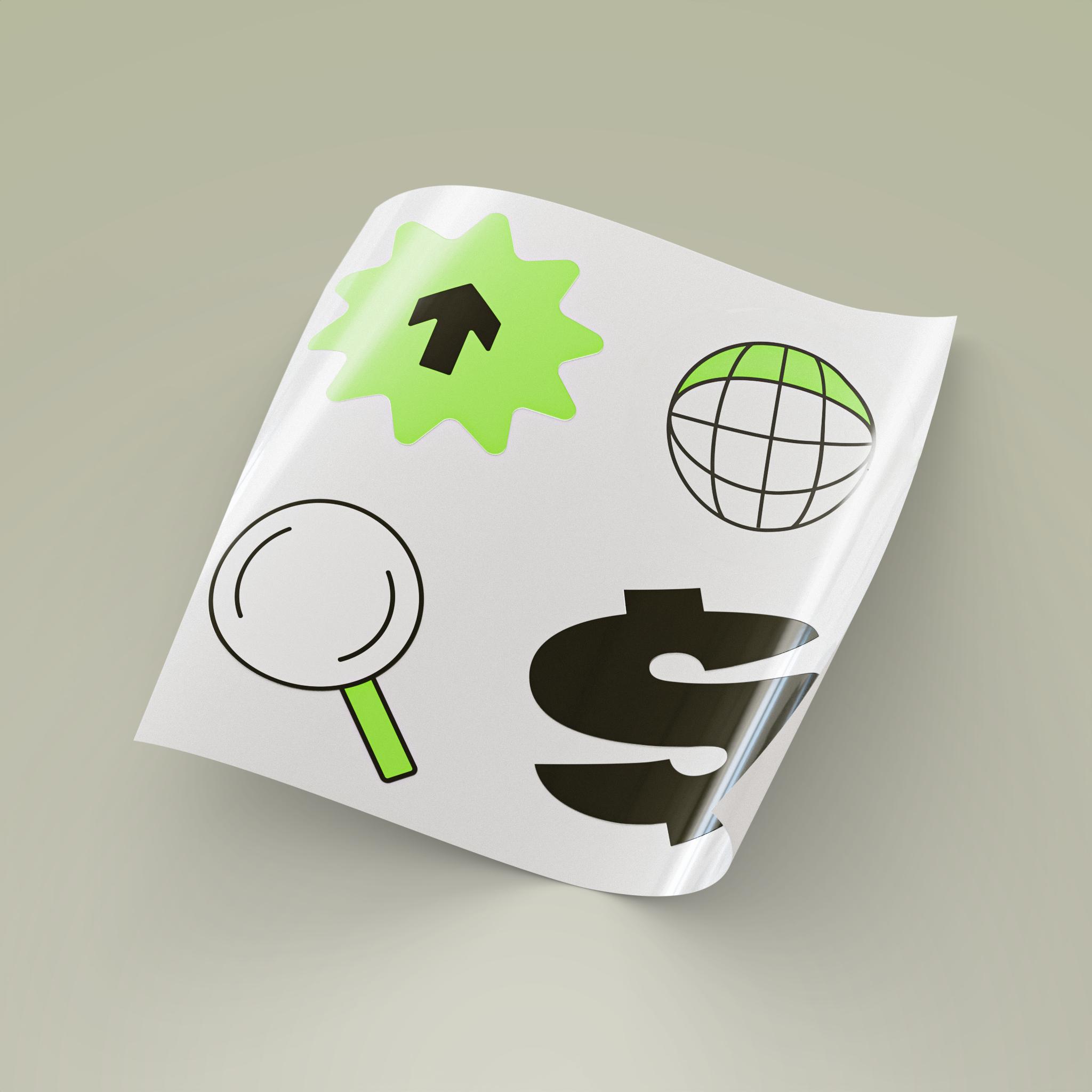 Product Catalog Preview Image Die-Cut Stickers, (DTF)