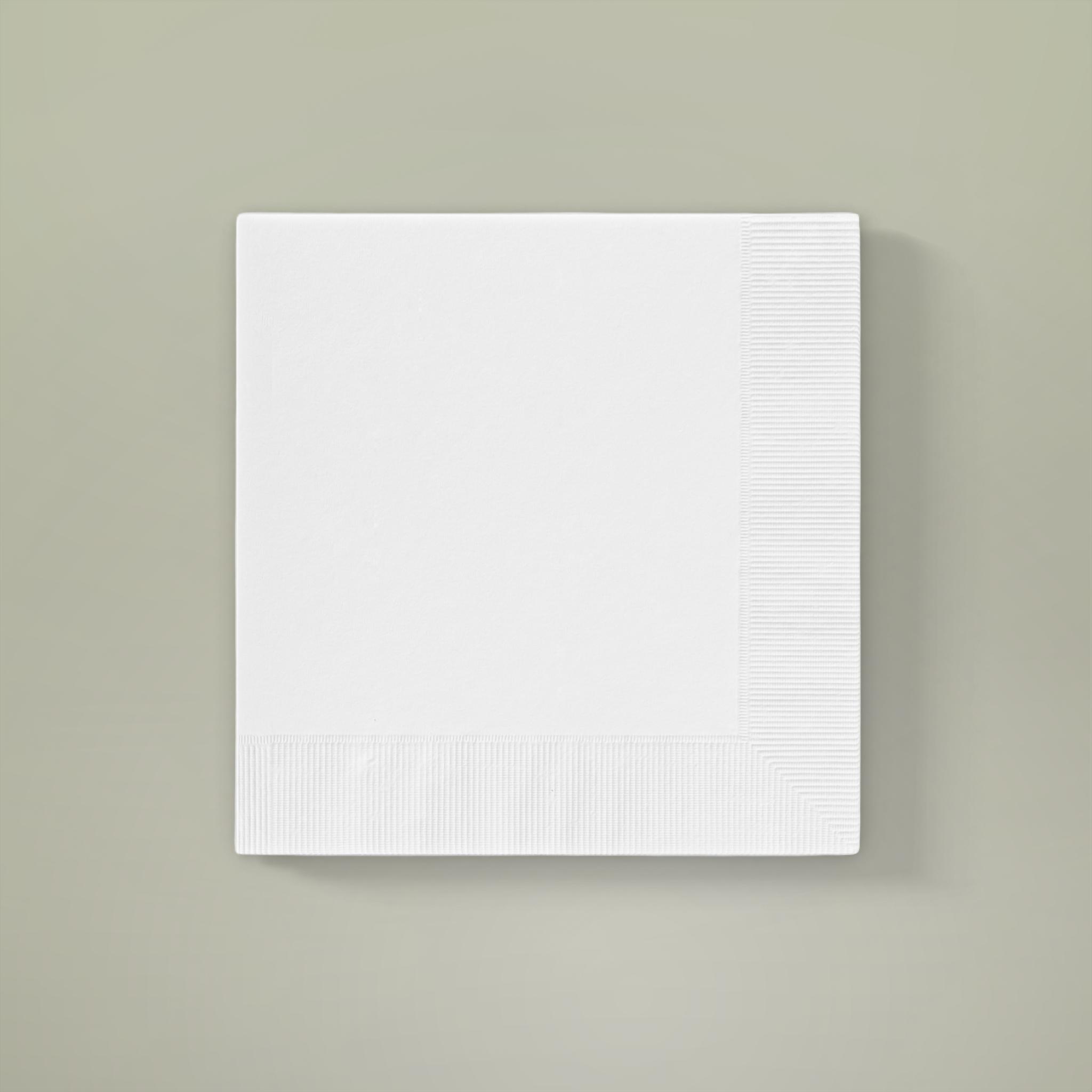 Product Catalog Preview Image White Coined Napkins