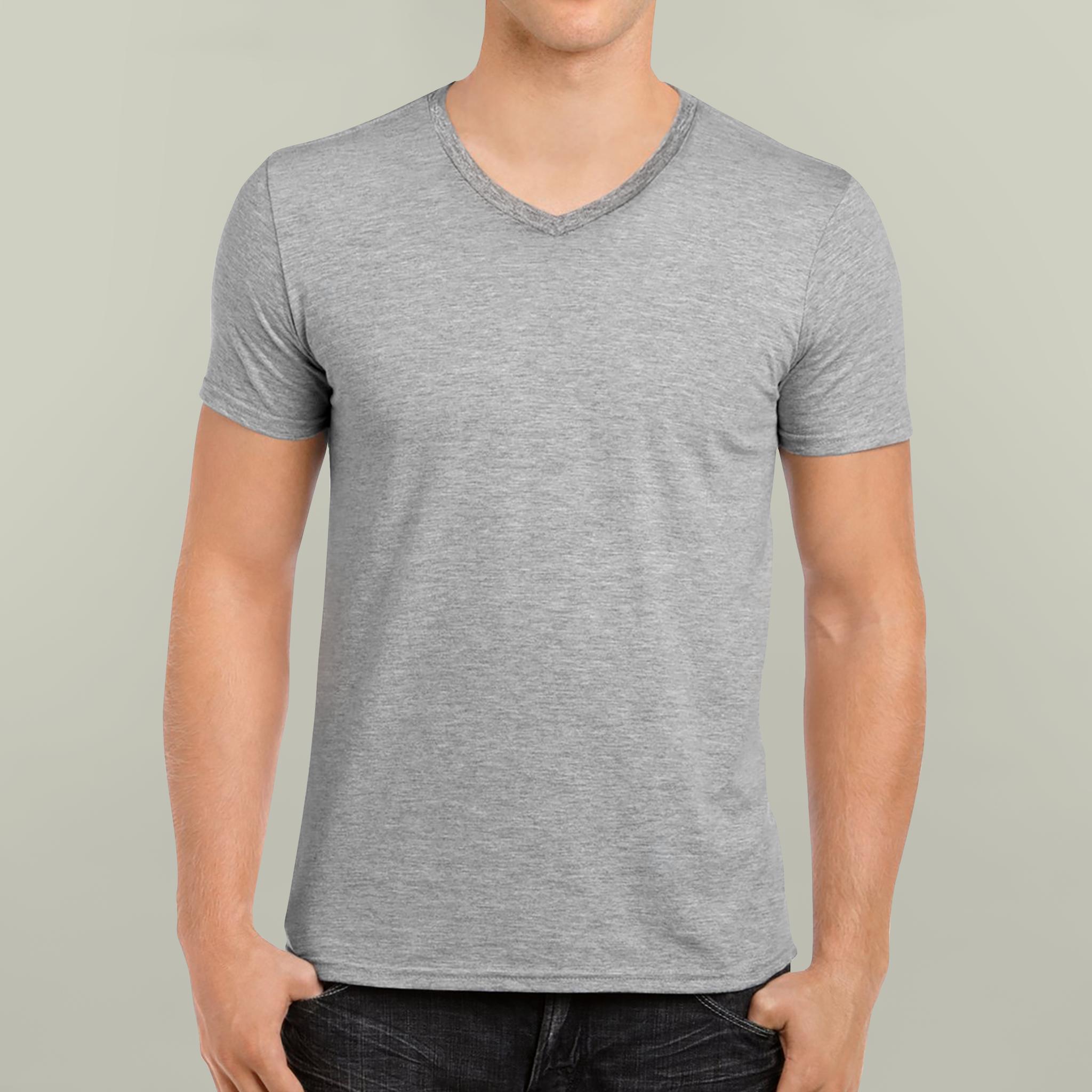 Product Catalog Preview Image Men's Fitted V-Neck Short Sleeve Tee