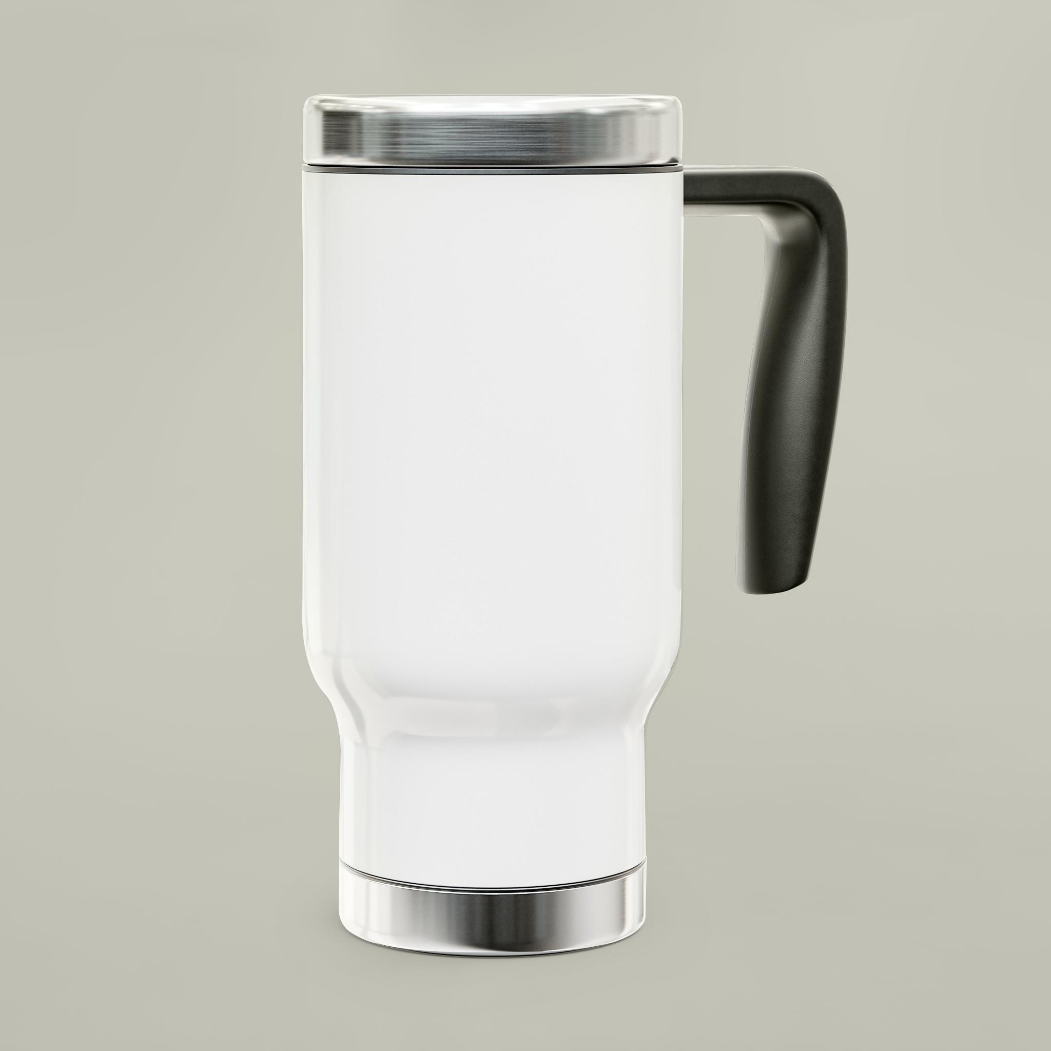 Product Catalog Preview Image Stainless Steel Travel Mug with Handle, 14oz