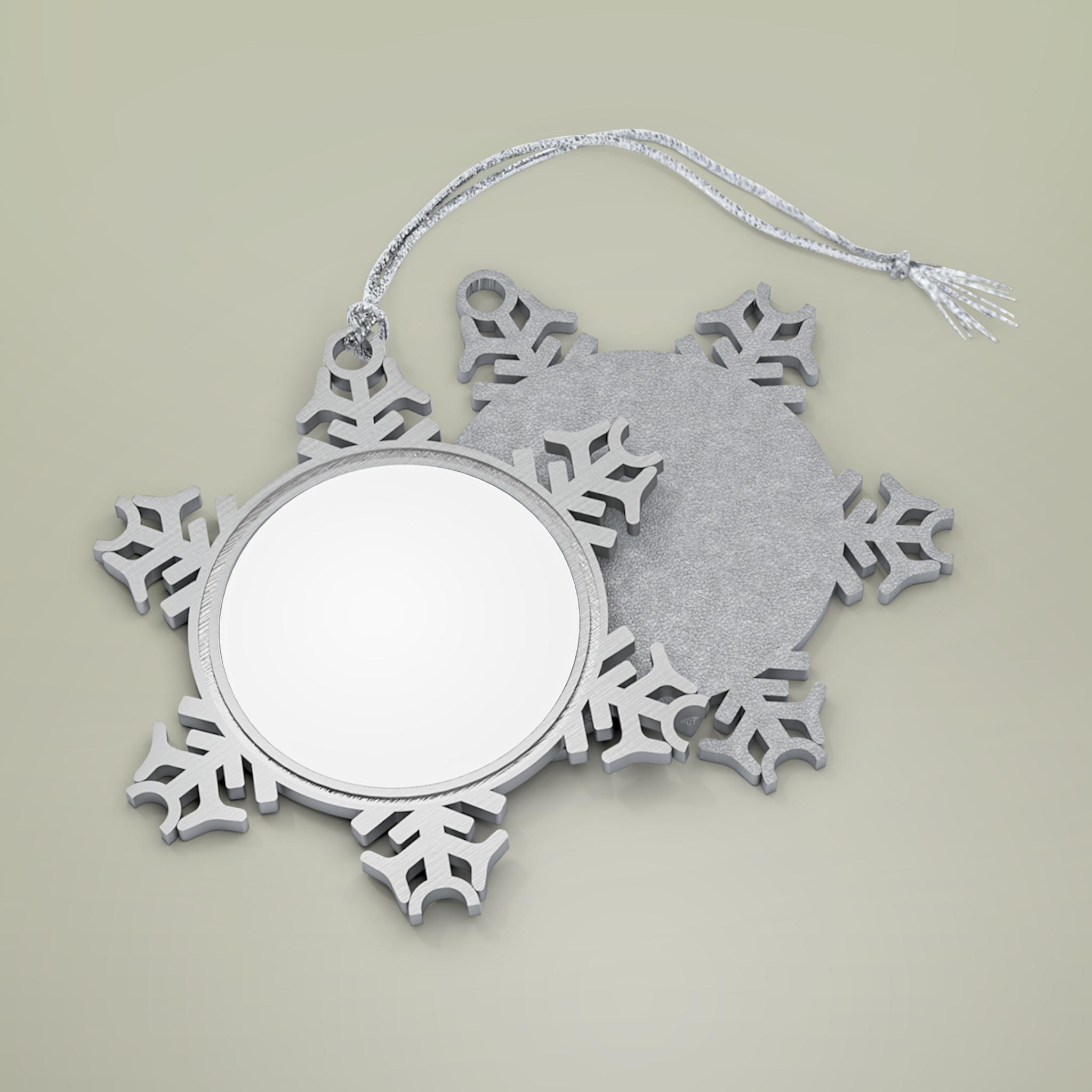 Product Catalog Preview Image Pewter Snowflake Ornament