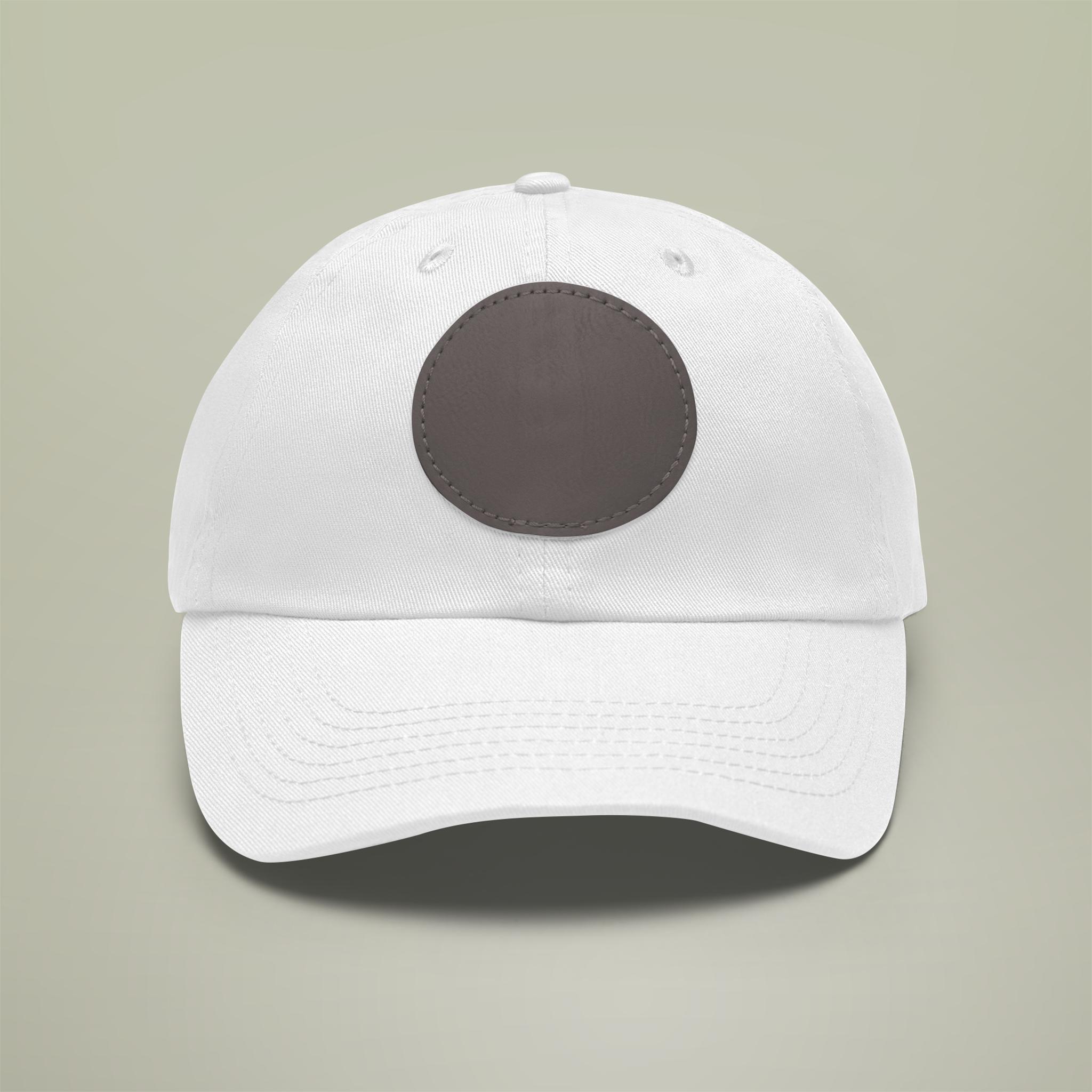 Product Catalog Preview Image Dad Hat with Leather Patch (Round)