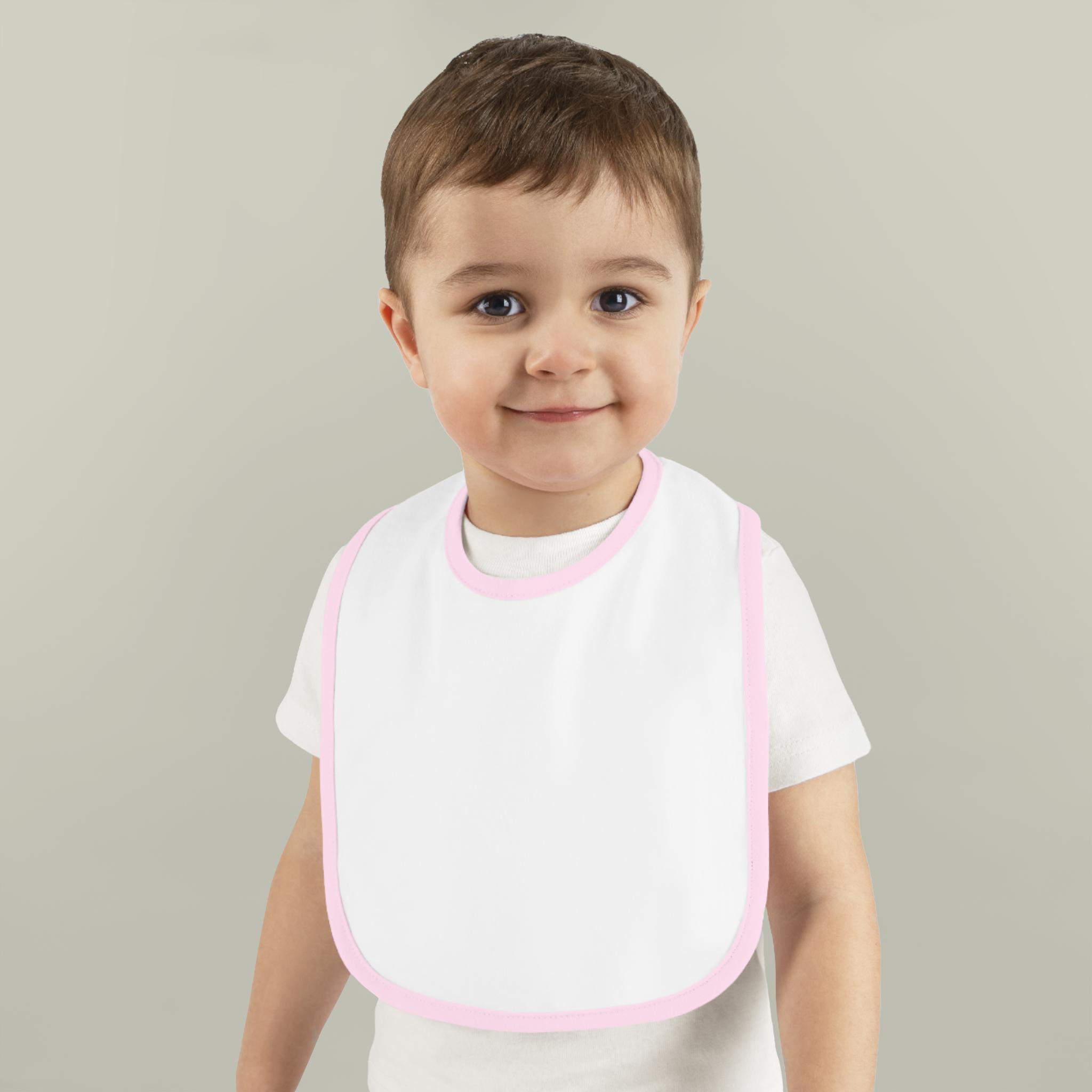 Product Catalog Preview Image Baby Contrast Trim Jersey Bib