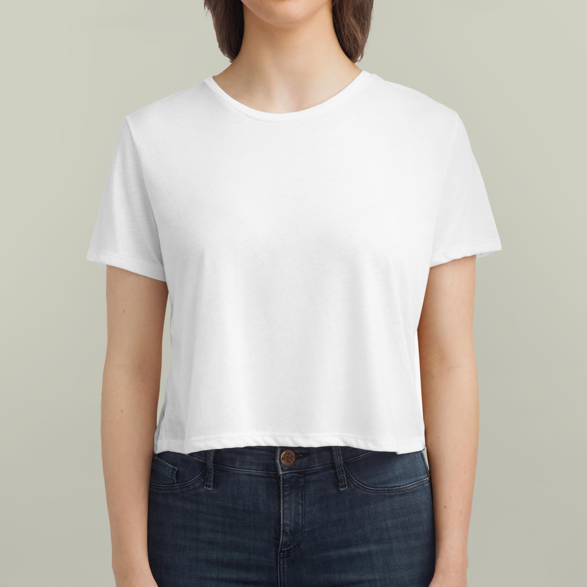 Product Catalog Preview Image Women's Flowy Cropped Tee
