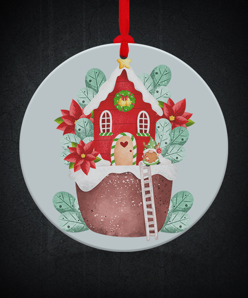 Product Catalog Preview Image Round Aluminum Ornament