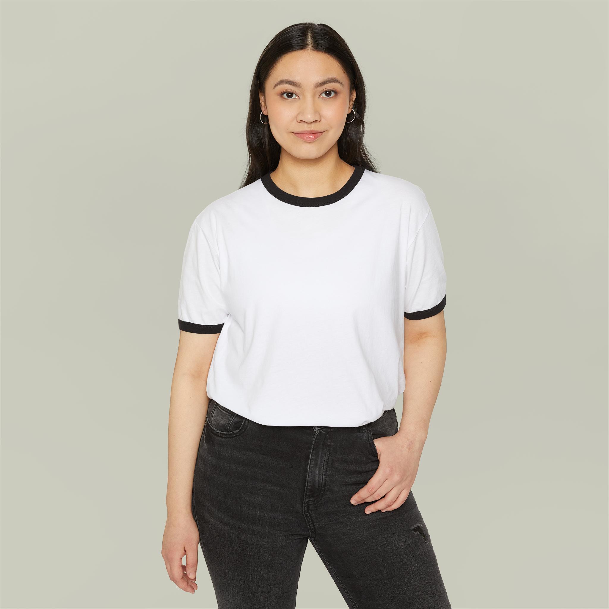 Product Catalog Preview Image Unisex Cotton Ringer T-Shirt