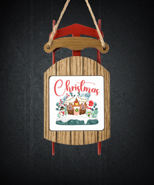 Product Catalog Preview Image Sled Ornament