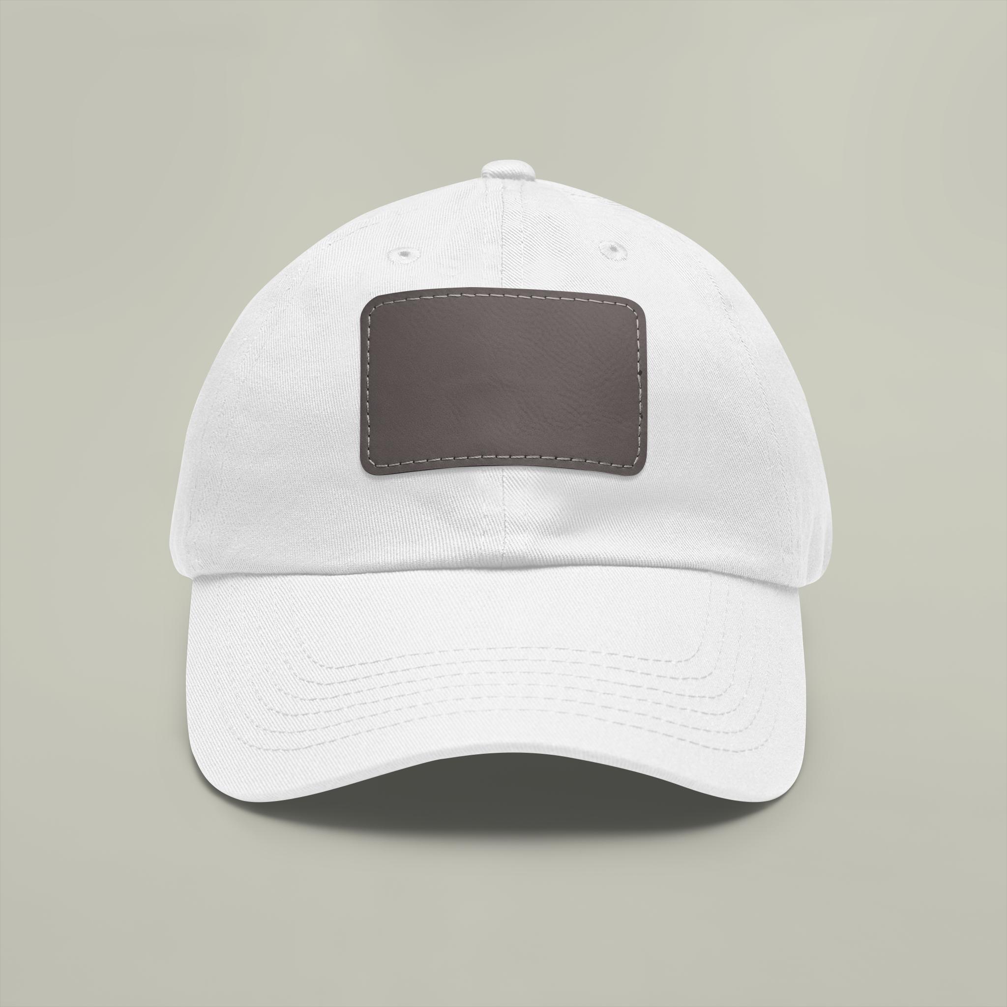Product Catalog Preview Image Dad Hat with Leather Patch (Rectangle)