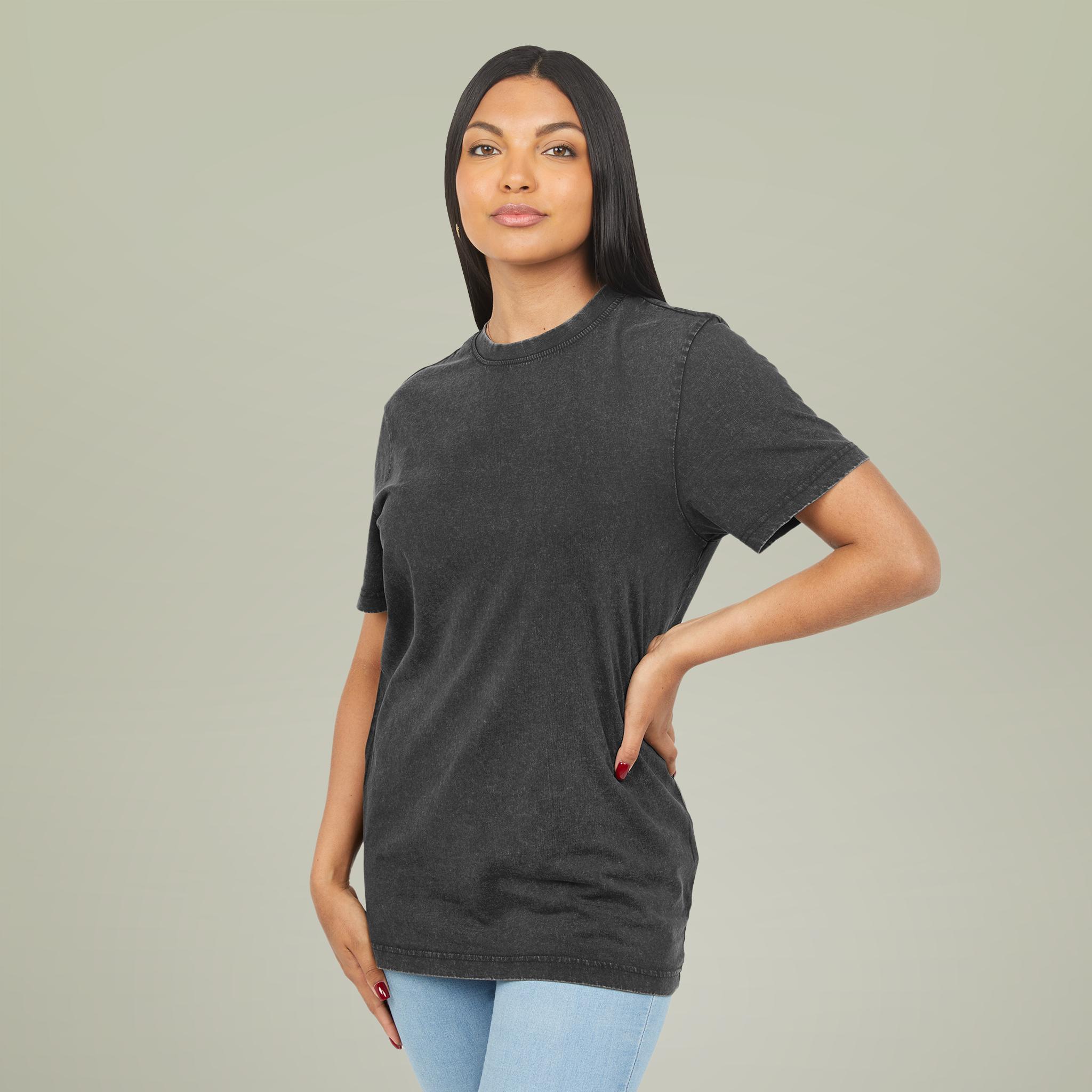 Product Catalog Preview Image Acid Washed Round Neck Tee