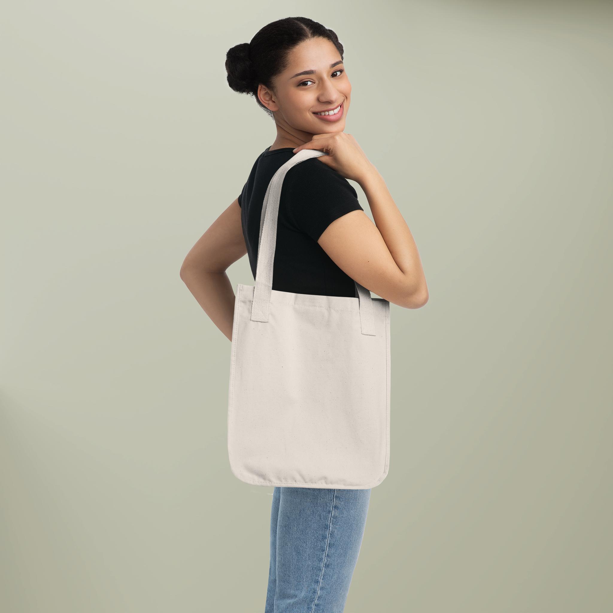 Product Catalog Preview Image Organic Canvas Tote Bag