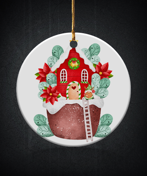 Product Catalog Preview Image Round Ceramic Ornament